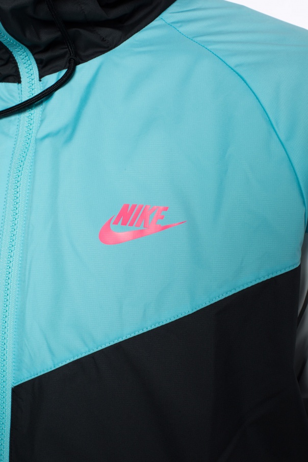 Nike on sale windbreaker aqua